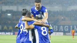 Selebrasi gol pemain Persib Bandung usai kalahkan Selangor FC - Persib