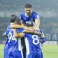 Selebrasi gol pemain Persib Bandung usai kalahkan Selangor FC - Persib