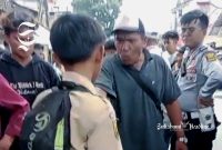 Tawuran pelajar SMP di Parungkuda Sukabumi dibubarkan warga - Ist