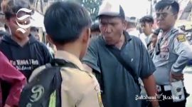 Tawuran pelajar SMP di Parungkuda Sukabumi dibubarkan warga - Ist