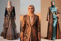 5 model blazer brokat motif batik untuk Hijabers Sukabumi, mewah, anggun bak putri raja - sukabumiheadline.com/AI