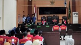 9 terdakwa pelaku perusakan rumah doa di Cidahu Sukabumi divonis 5 bulan penjara - Ist
