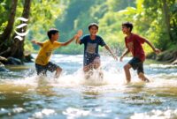 Anak-anak era 70-80an menghabiskan harinya di alam lepas - sukabumiheadline.com