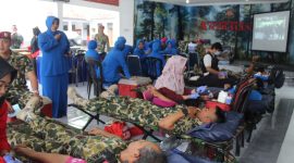 Bakti sosial Korps Marinir di Sukabumi, peringati HUT ke-80 - Korps Marinir
