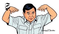 Ilustrasi Prabowo Subianto - sukabumiheadline.com