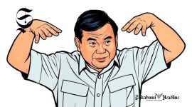 Ilustrasi Prabowo Subianto - sukabumiheadline.com