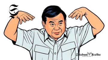 Ilustrasi Prabowo Subianto - sukabumiheadline.com