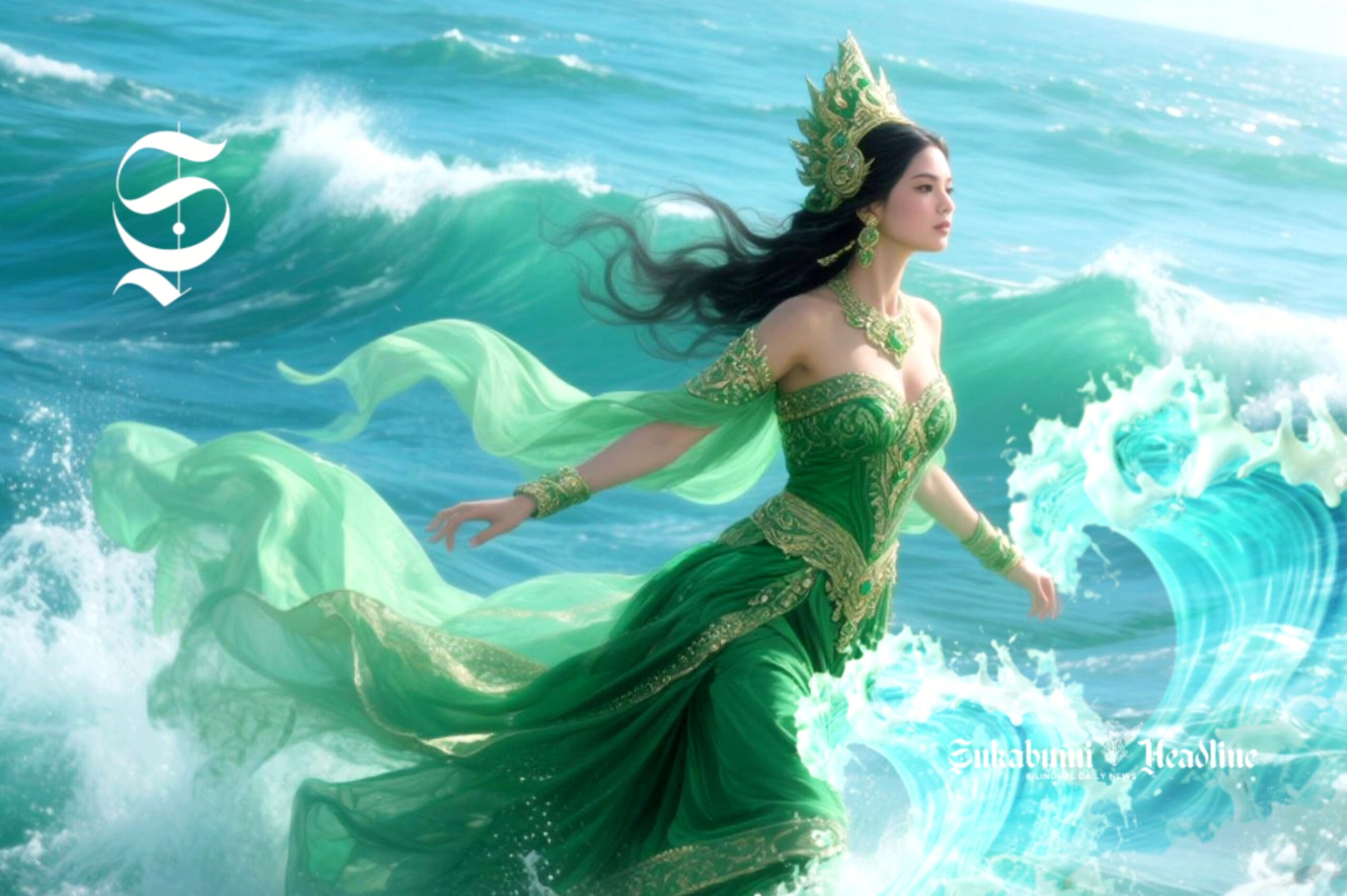 Ilustrasi Putri Kandita atau populer disebut Nyi Roro Kidul - sukabumiheadline.com