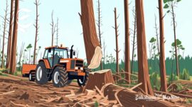 Ilustrasi alih fungsi lahan oleh penambang ilegal yang memicu penggundulan hutan - sukabumiheadline.com