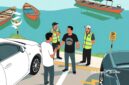 Ilustrasi cekcok mulut dengan parkir liar di tempat wisata - sukabumiheadline.com