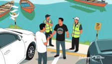 Ilustrasi cekcok mulut dengan parkir liar di tempat wisata - sukabumiheadline.com
