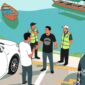 Ilustrasi cekcok mulut dengan parkir liar di tempat wisata - sukabumiheadline.com