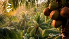 Ilustrasi kebun kelapa - sukabumiheadline.com