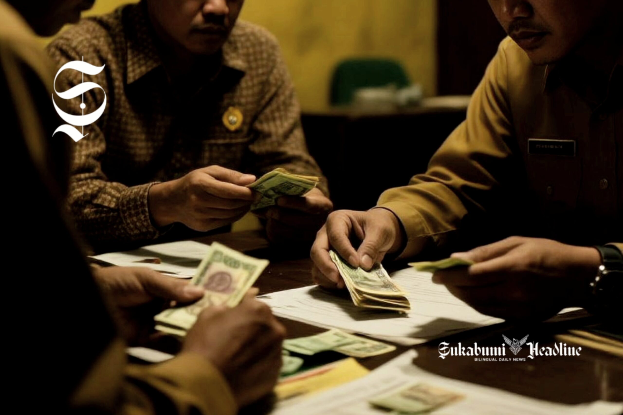 Ilustrasi korupsi pejabat Indonesia - sukabumiheadline.com