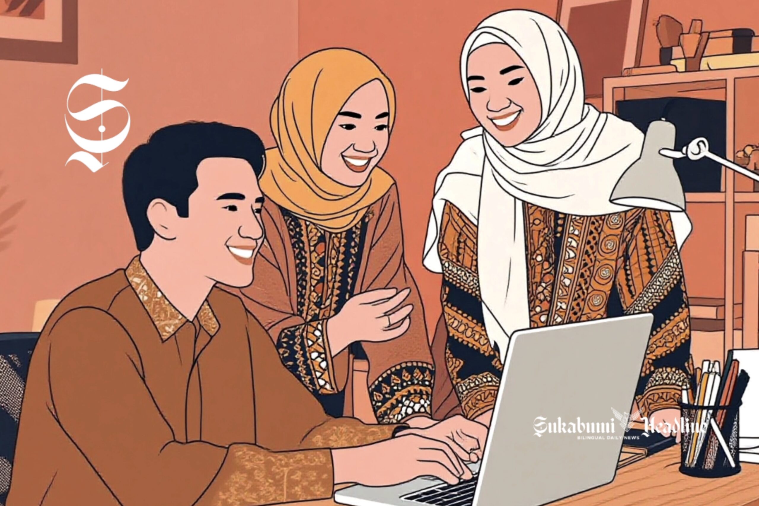 Ilustrasi membuat konsep bisnis digital - sukabumiheadline.com