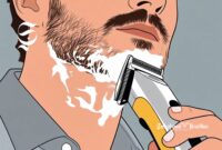 Ilustrasi mencukur jenggot - sukabumiheadline.com