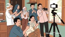 Ilustrasi remaja content creator - sukabumiheadline.com