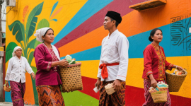 Ilustrasi warga Jawa Barat yang kreatif - sukabumiheadline.com/AI