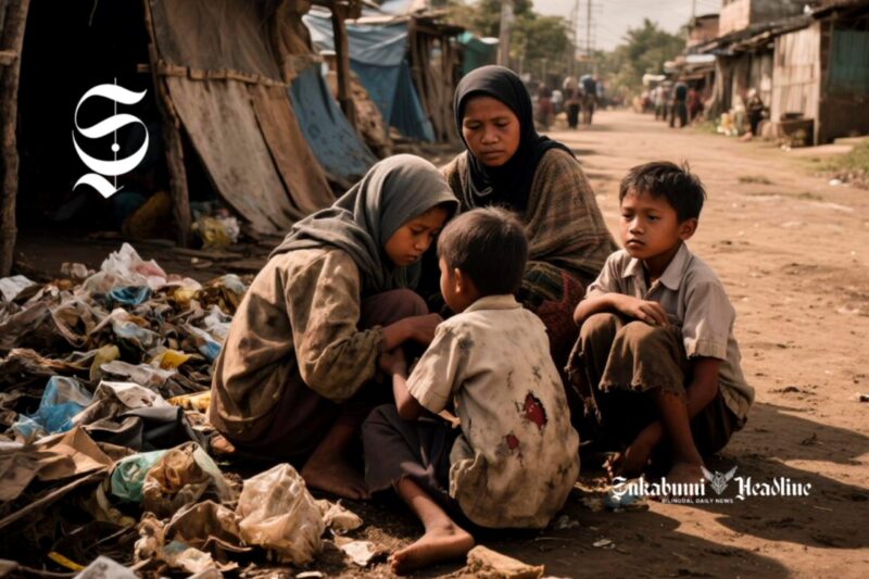 Ilustrasi warga miskin - sukabumiheadline.com