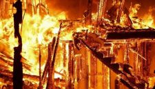 Kandang ayam terbakar di Cikembar Sukabumi - Ist