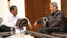 Menteri Pertanian, Andi Amran Sulaiman dalam pertemuannya dengan Duta Besar Palestina untuk Indonesia, Zuhair Al-Shun, di Jakarta - Biro Humas Kementan