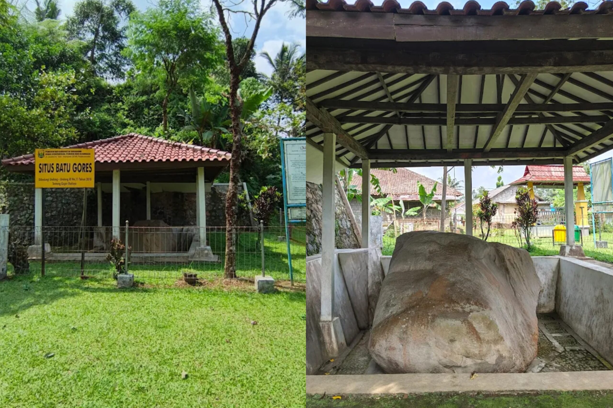 Situs Kuta atau Situs Batu Gores di Cicurug, Sukabumi - Ist