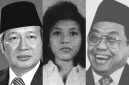 Soeharto, Marsinah, dan KH Abdurrahman Wahid atau Gus Dur - Ist