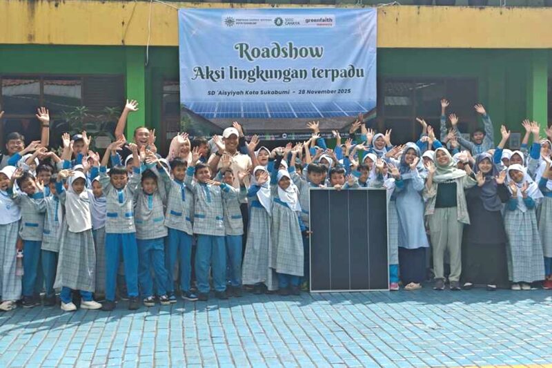 Solar panel untuk SD di Sukabumi, 1000Cahaya dan Greenfaith Indonesia sedekah energi - muhammadiyah.id