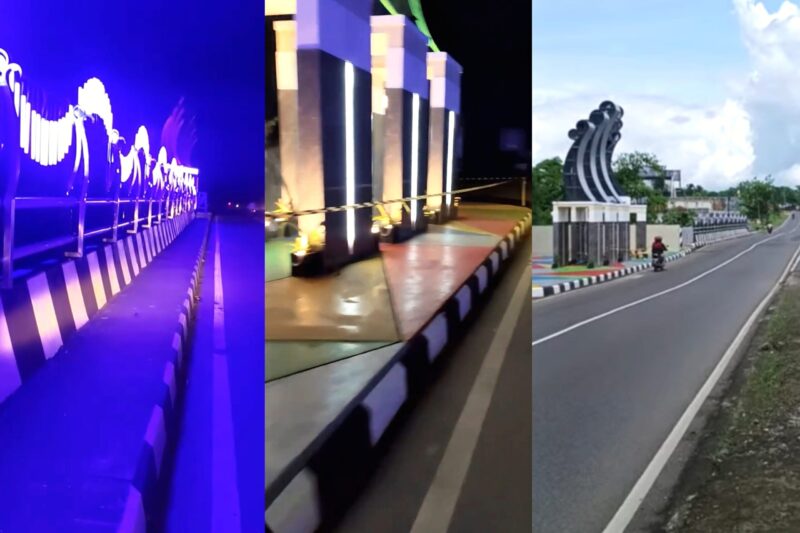 Tugu batas atau gerbang Kota Sukabumi - Ahmad Herlambang