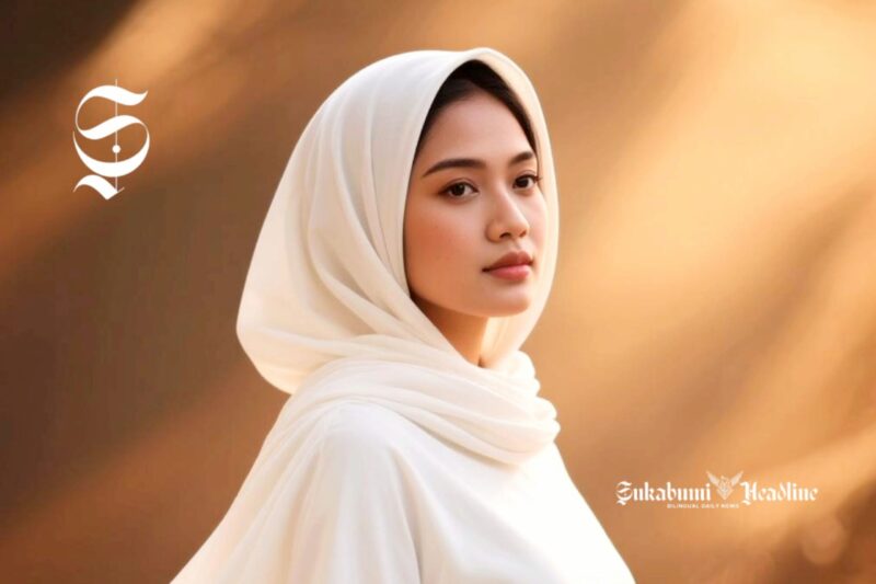 Wanita cantik berkerudung putih - sukabumiheadline.com