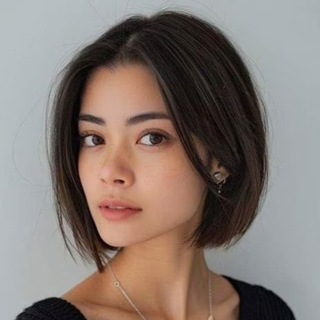 Wanita dengan model rambut bob cut - Pinterest