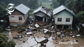 Bencana tanah bergerak mengakibatkan rumah ambruk - sukabumiheadline.com