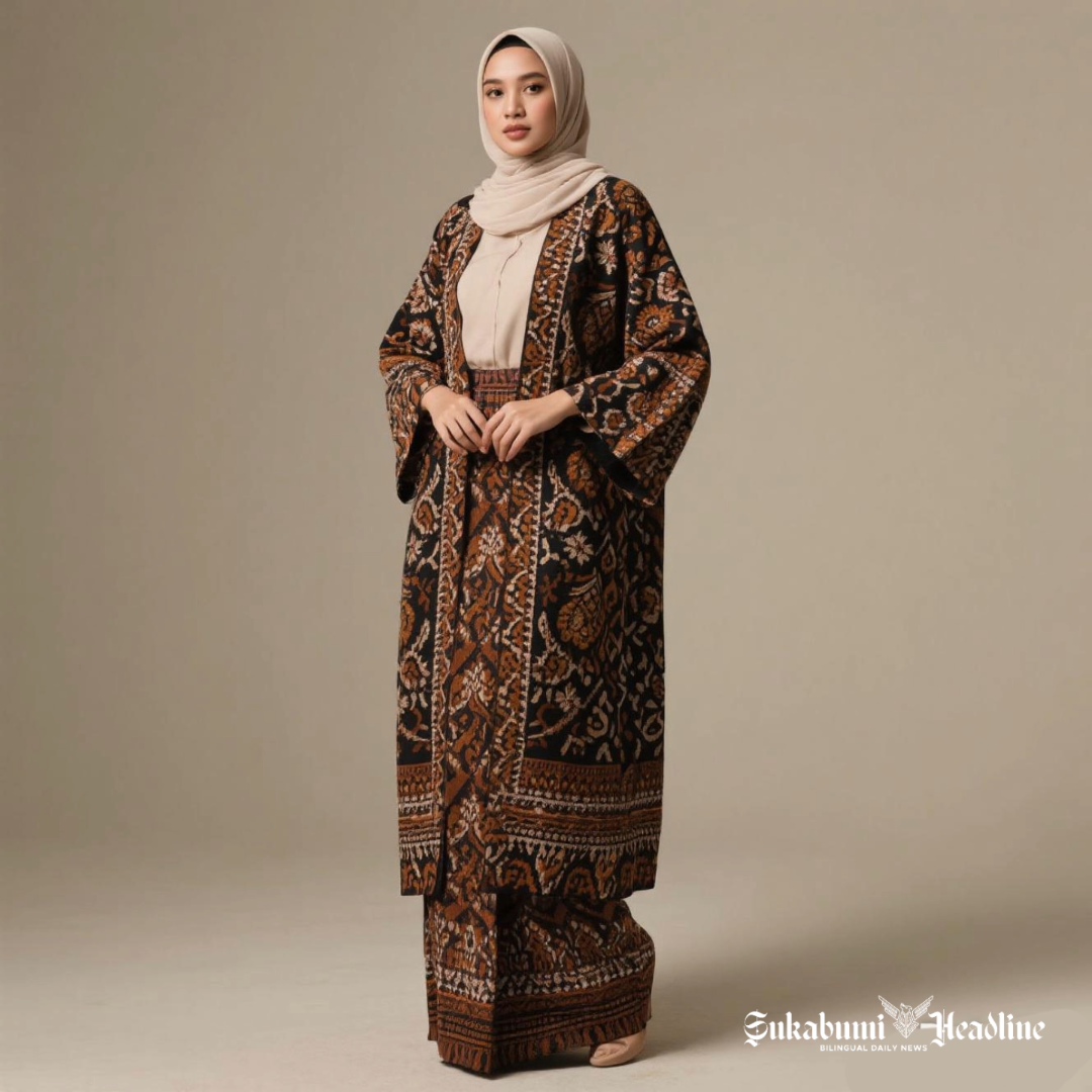 Kisah perwira perang Inggris dan 5 model cardigan motif etnik untuk Muslimah 4 Cardigan motif batik - sukabumiheadline.com