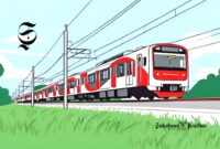Ilustrasi KRL Commuter Line - sukabumiheadline.com