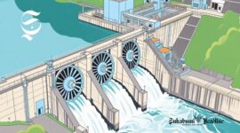 Ilustrasi Pembangkit Listrik Tenaga Air (PLTA) - sukabumiheadline.com