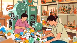 Ilustrasi UMKM daur ulang sampah - sukabumiheadline.com