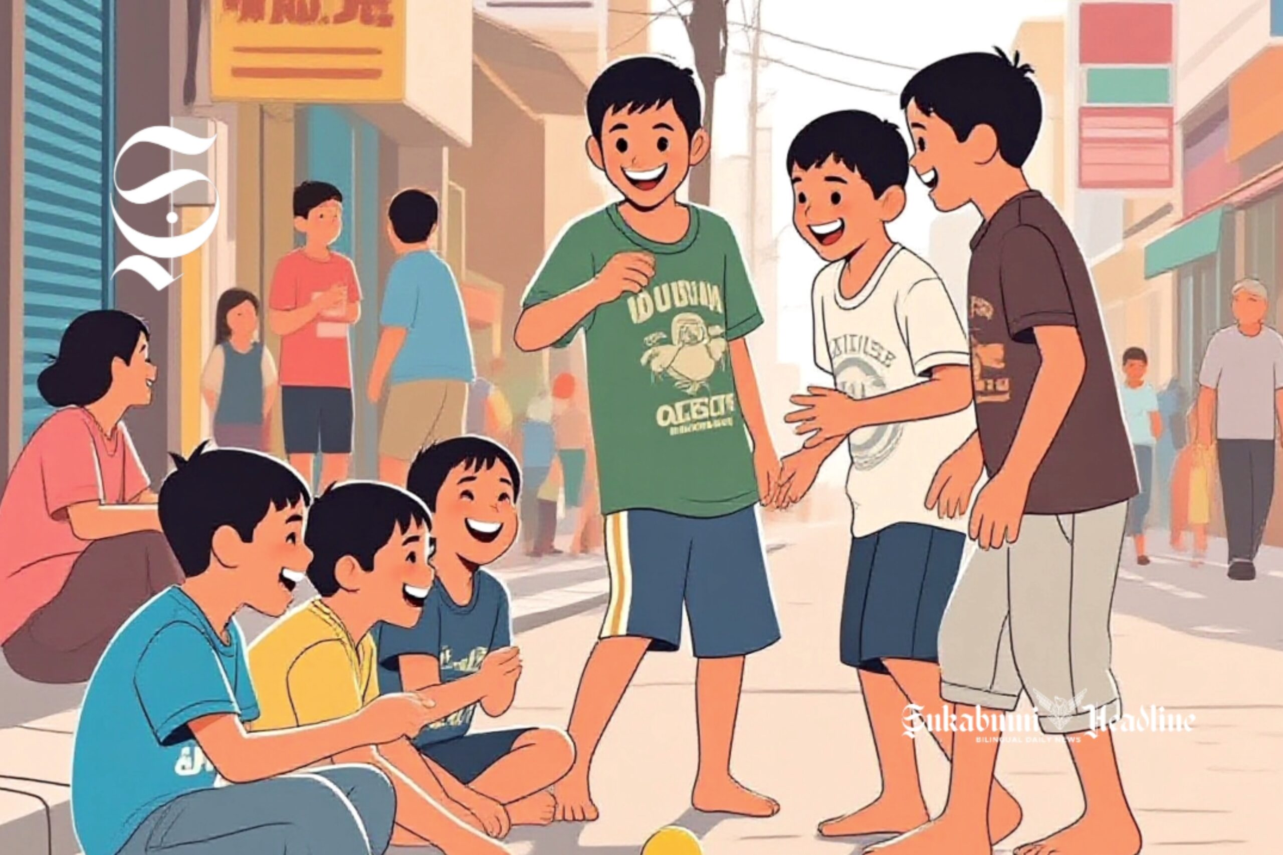 Ilustrasi anak jalanan di Indonesia - sukabumiheadline.com