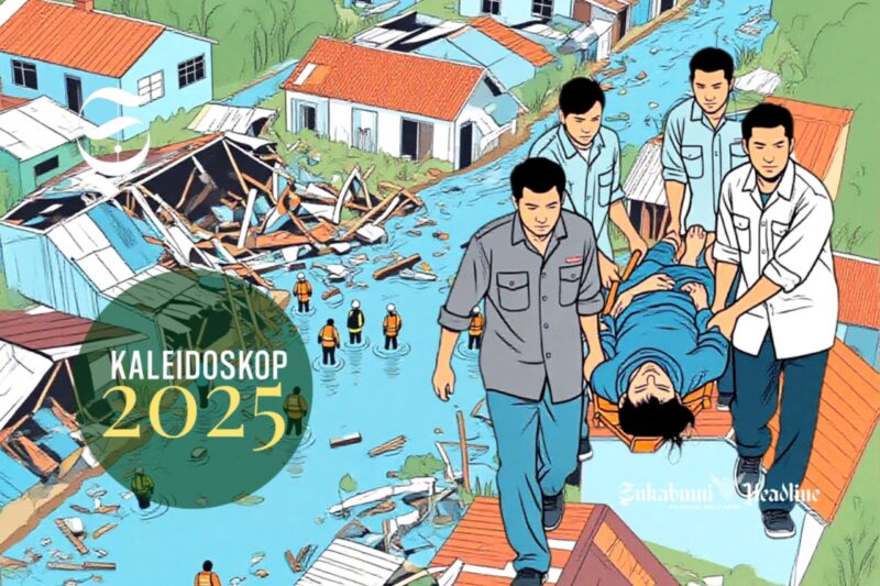 Ilustrasi bencana alam yang menelan korban jiwa - sukabumiheadline.com