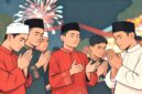 Ilustrasi berdoa ketika menyambut pergantian tahun - sukabumiheadline.com