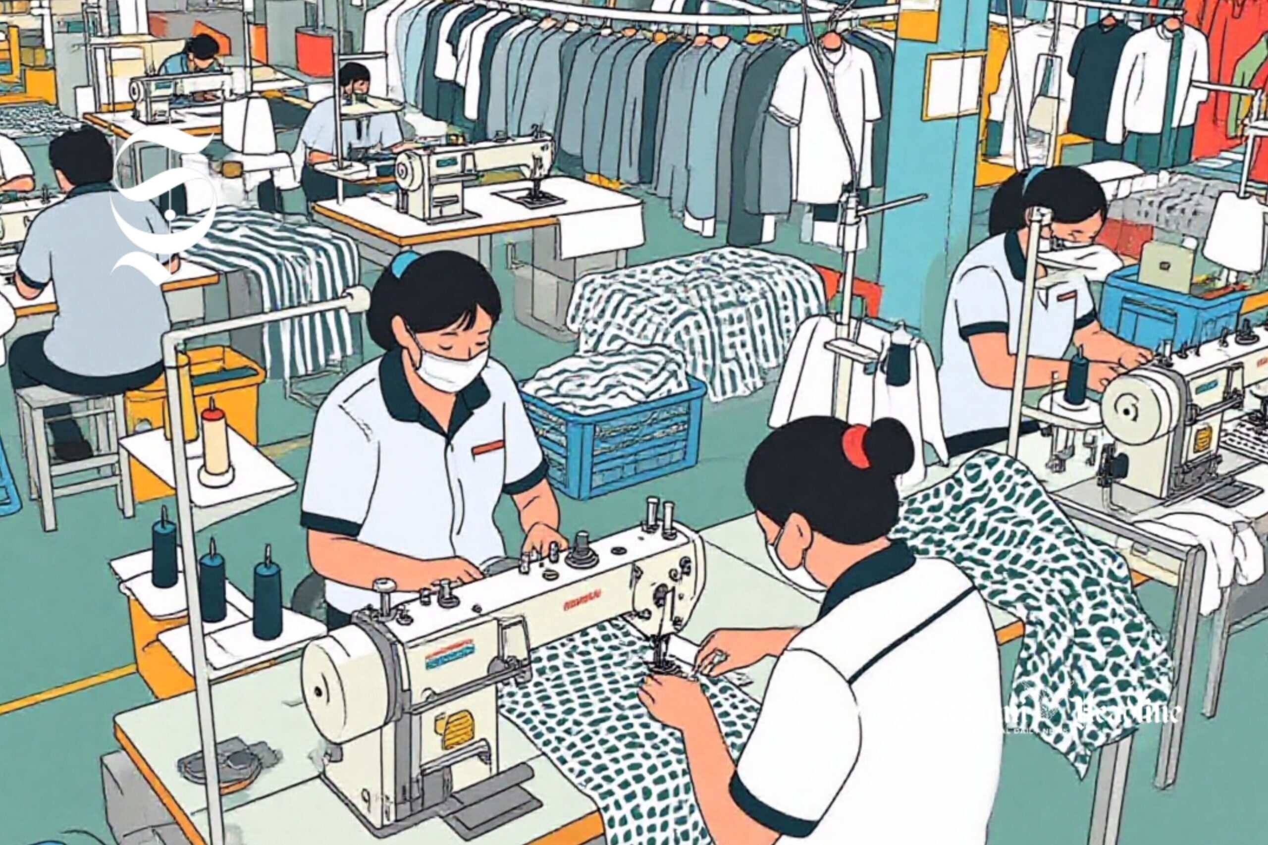 Menghitung jumlah investor yang masuk ke Kabupaten Sukabumi, PMA dan PMDN berapa? 1 Ilustrasi buruh sedang menjahit di pabrik garmen - sukabumiheadline.com