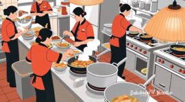 Ilustrasi dapur restoran di Indonesia - sukabumiheadline.com