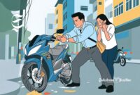 Ilustrasi debt collector merampas sepeda motor milik nasabah leasing - sukabumiheadline.com