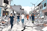 Ilustrasi gempa bumi - sukabumiheadline.com