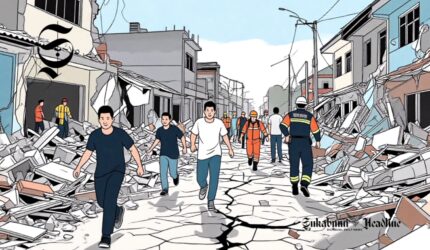 Ilustrasi gempa bumi - sukabumiheadline.com