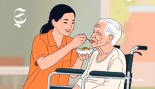 Ilustrasi kerja sosial merawat wanita lansia - sukabumiheadline.com