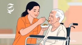 Ilustrasi kerja sosial merawat wanita lansia - sukabumiheadline.com