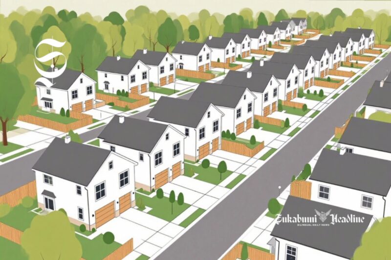 Ilustrasi kompleks perumahan - sukabumiheadline.com