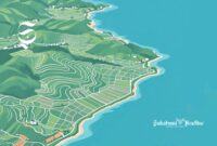 Ilustrasi kontur daratan yang berbatasan dengan laut - sukabumiheadline.com