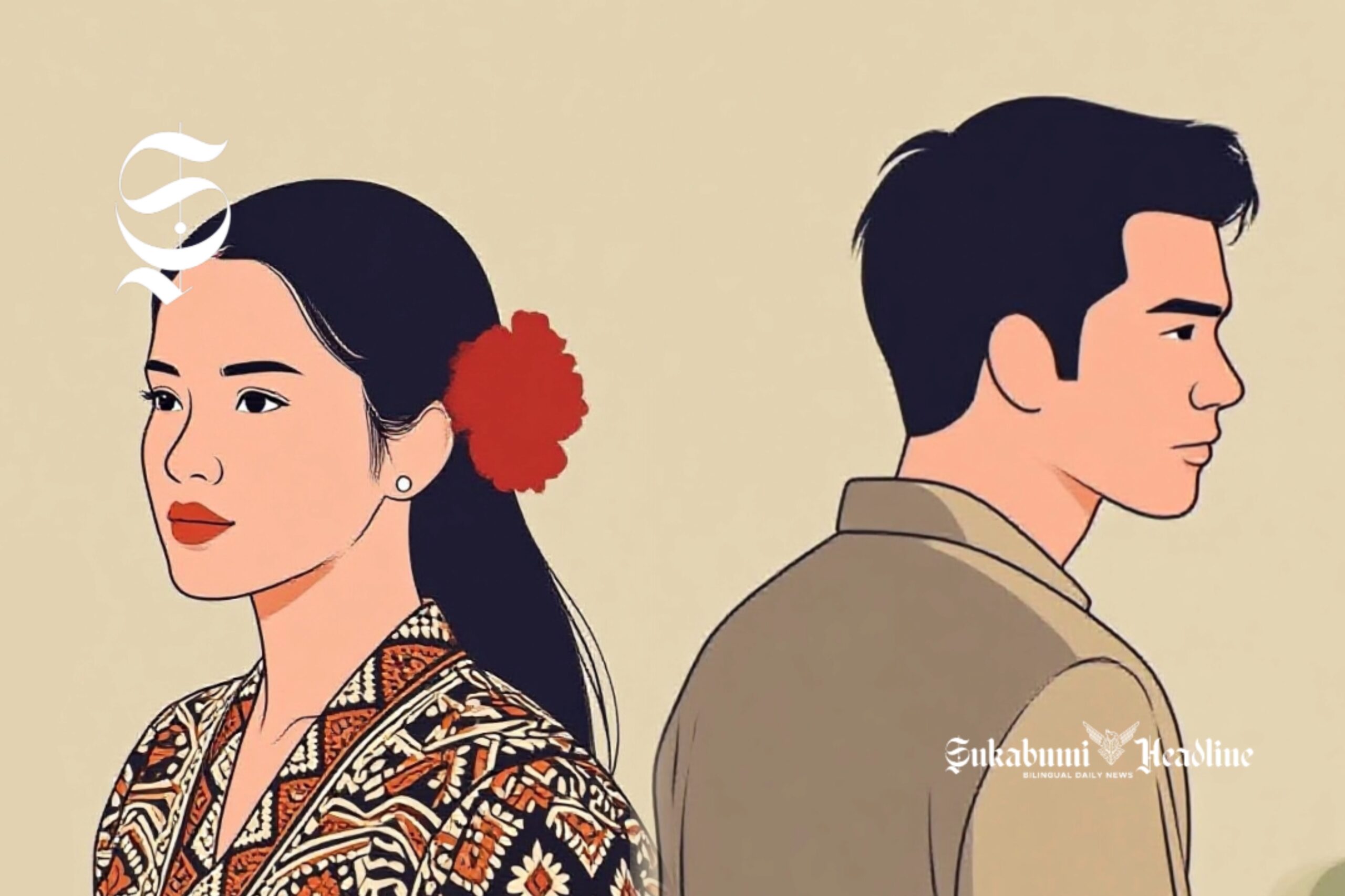Ilustrasi mantan pasangan suami istri - sukabumiheadline.com