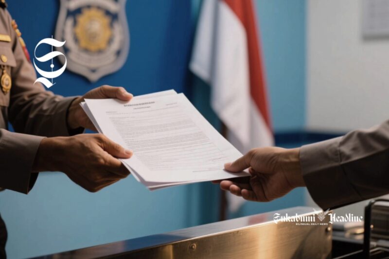 Ilustrasi membuat laporan ke polisi - sukabumiheadline.com